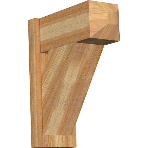 Ekena Millwork Traditional Rough Sawn Craftsman Outlooker, Western Red Cedar, 8"W x 18"D x 22"H OUT08X18X22TRA04RWR - main